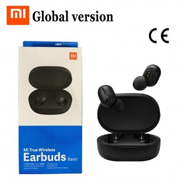 Xiaomi Redmi Airdots Black Bluetooth Earphones Youth Mi True Wireless Bluetooth 5.0 TWS Air Dots Headset